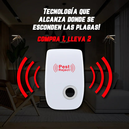✨REPELENTE ULTRASÓNICO PEST REJECT – SEGURO PARA MASCOTAS Y NIÑOS