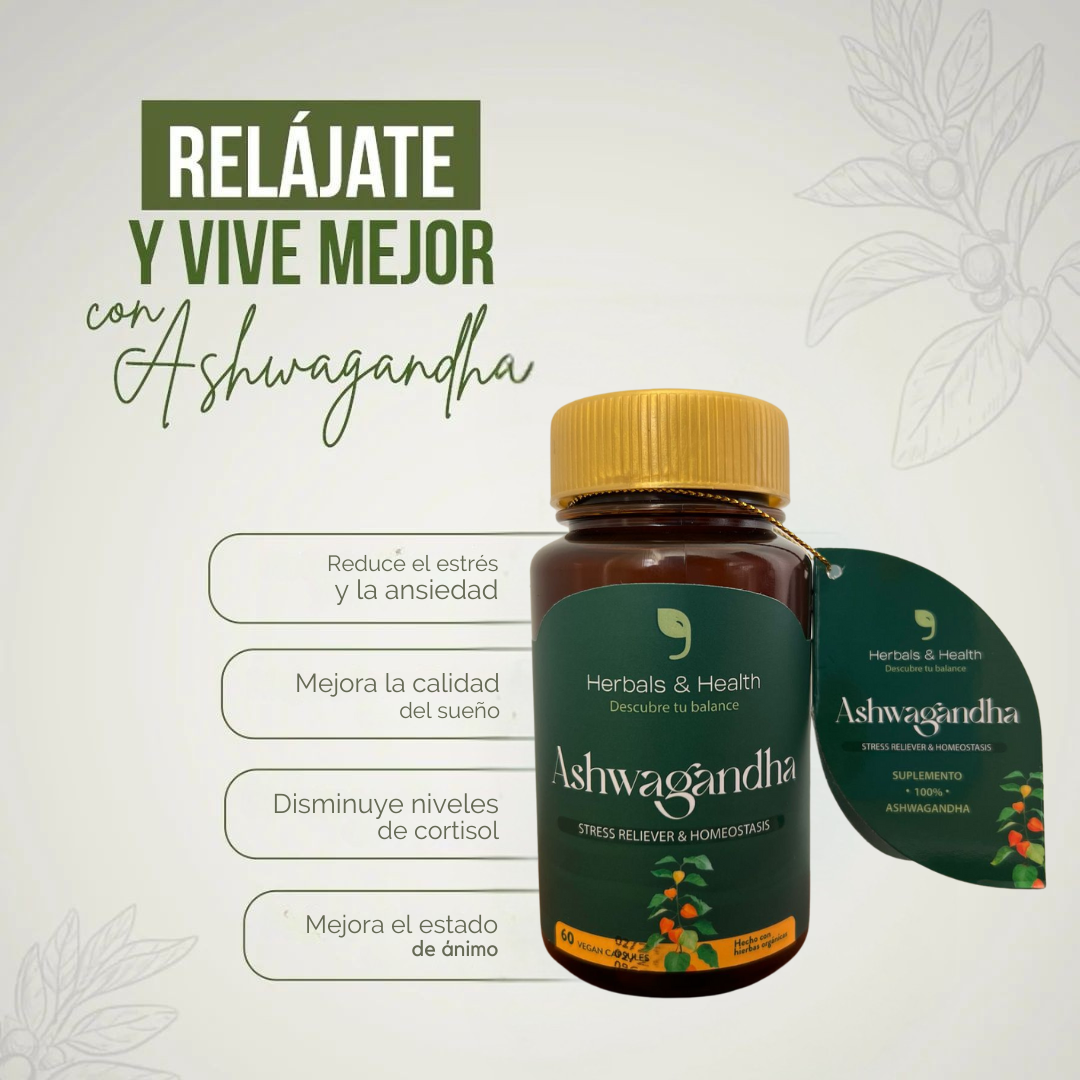 🧘🏽‍♂️MENOS ESTRÉS, MÁS ENFOQUE💡 - RECUPERA TU CALMA Y ENERGÍA CON LA ASHWAGANDHA ORIGINAL ®️🌿 EL SECRETO NATURAL DEL EQUILIBRIO⚖️