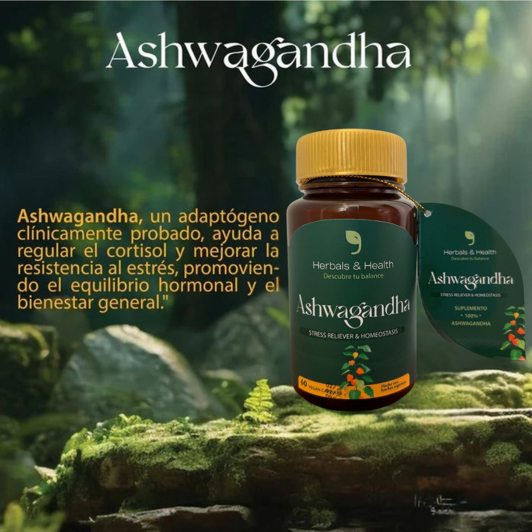 🧘🏽‍♂️MENOS ESTRÉS, MÁS ENFOQUE💡 - RECUPERA TU CALMA Y ENERGÍA CON LA ASHWAGANDHA ORIGINAL ®️🌿 EL SECRETO NATURAL DEL EQUILIBRIO⚖️