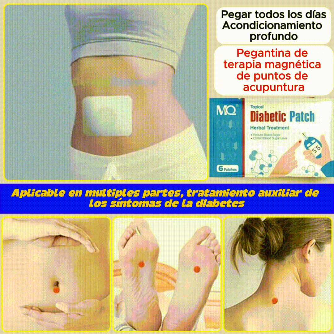 🩹DIABETIC PARCH - 6 PARCHES PARA REGULAR DIABETES - 100% NATURAL🌿