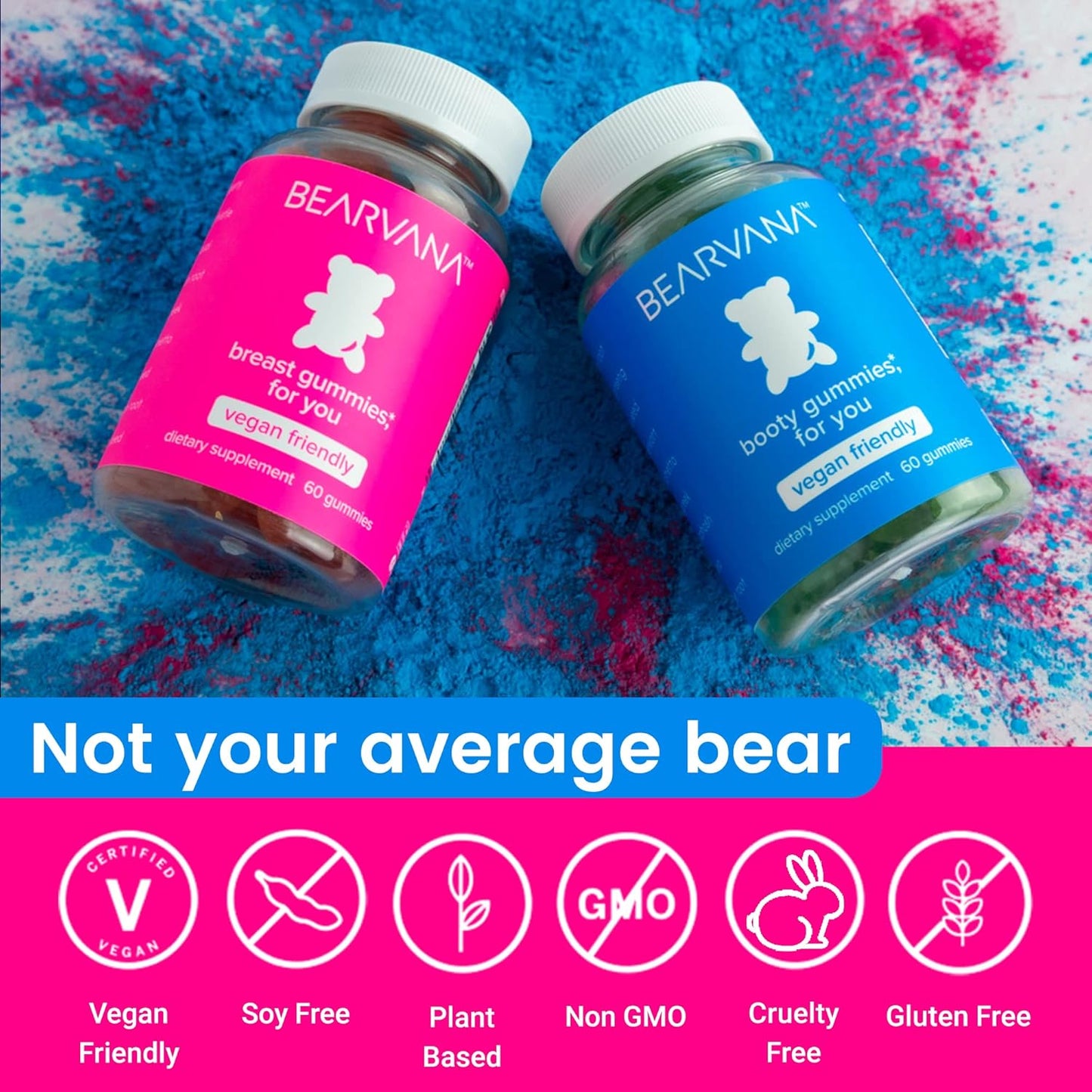 🤩COMBO 2X1 GUMMIES PARA TONICAR PECHOS Y GLÚTEOS DE IMPACTO✨